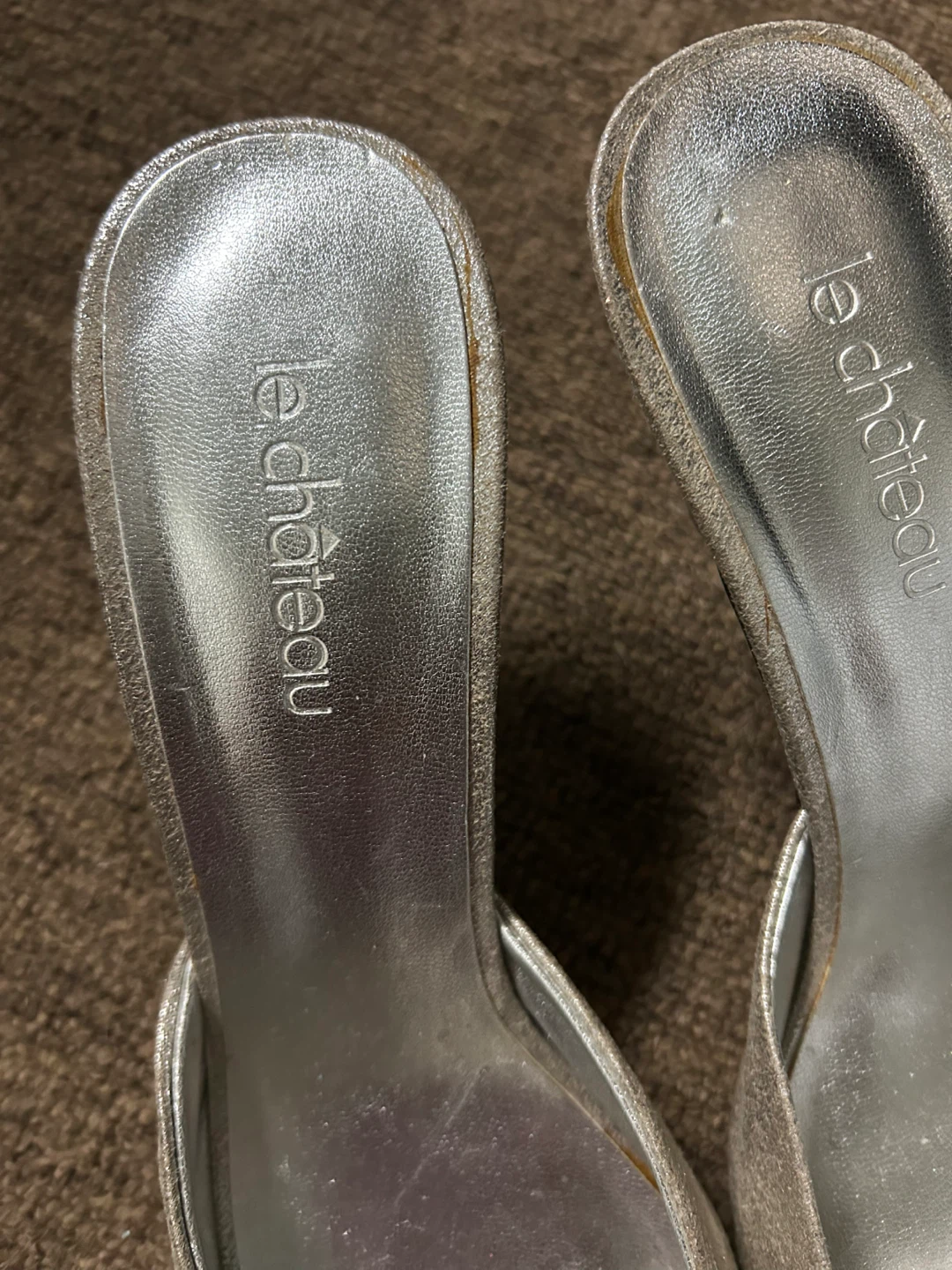 Le Château Silver Sparkle Heels - photo 4