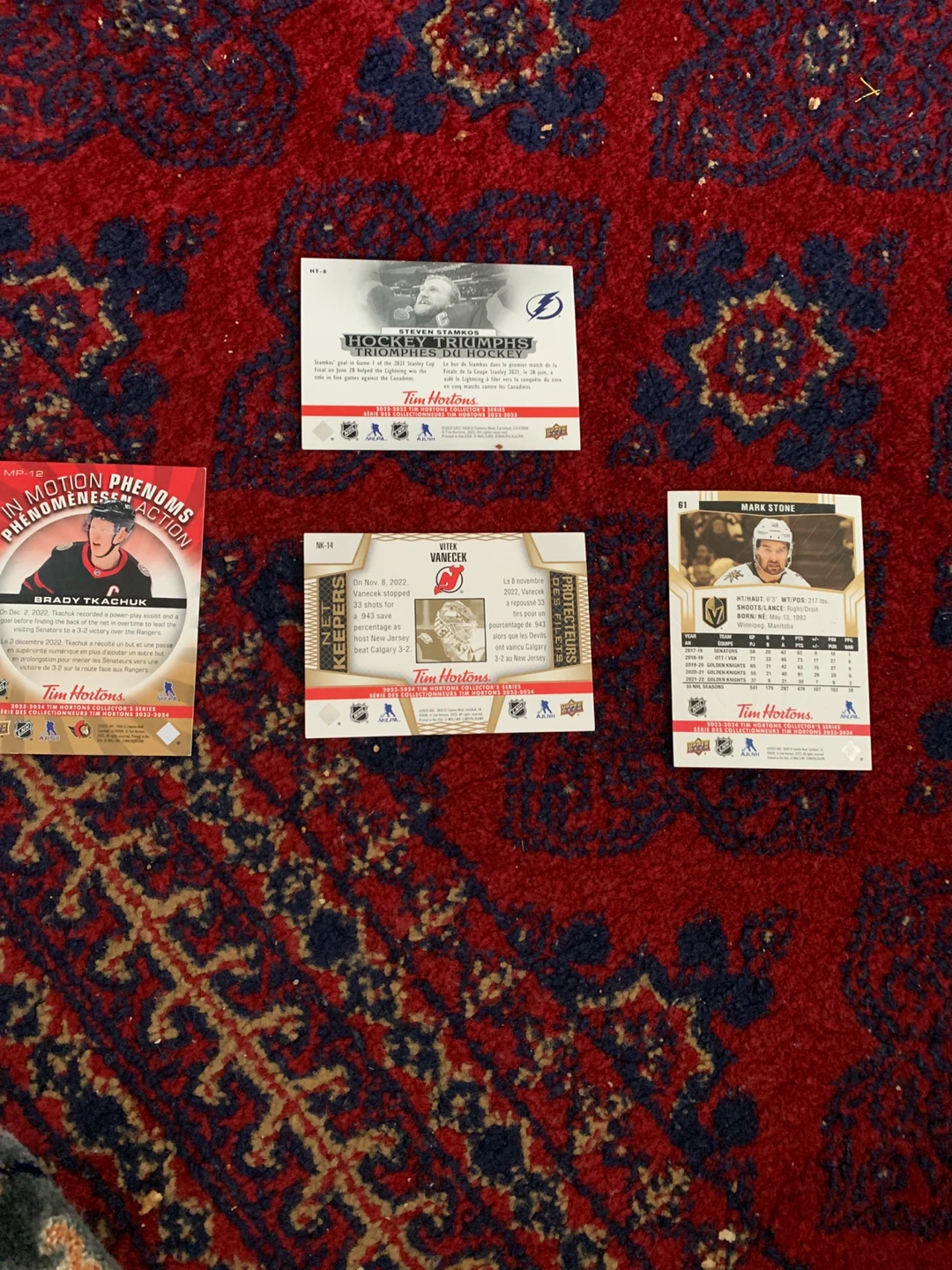 Tim Hortons NHL Hockey Cards - photo 2