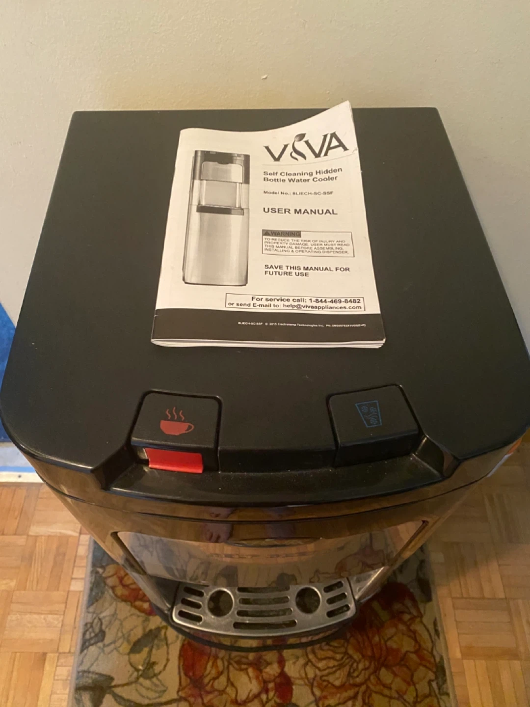 VIVA Self Cleaning Water Cooler and Hot Water Dispenser - photo 3