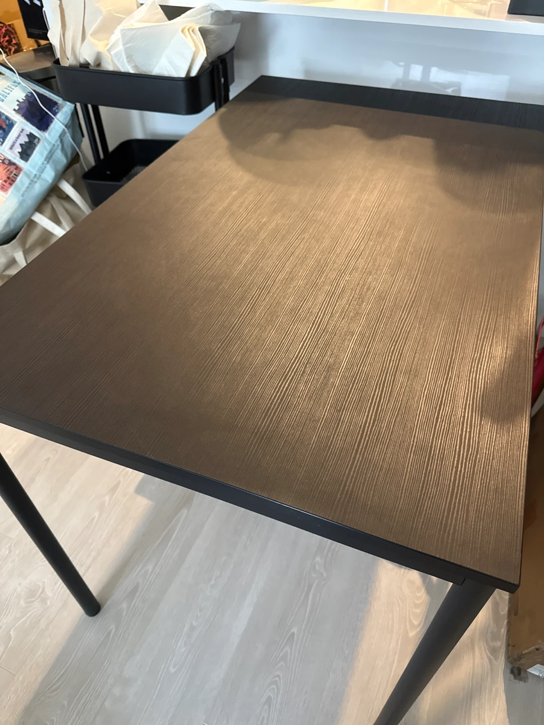 Dark Wood Grain Dining Table - photo 2