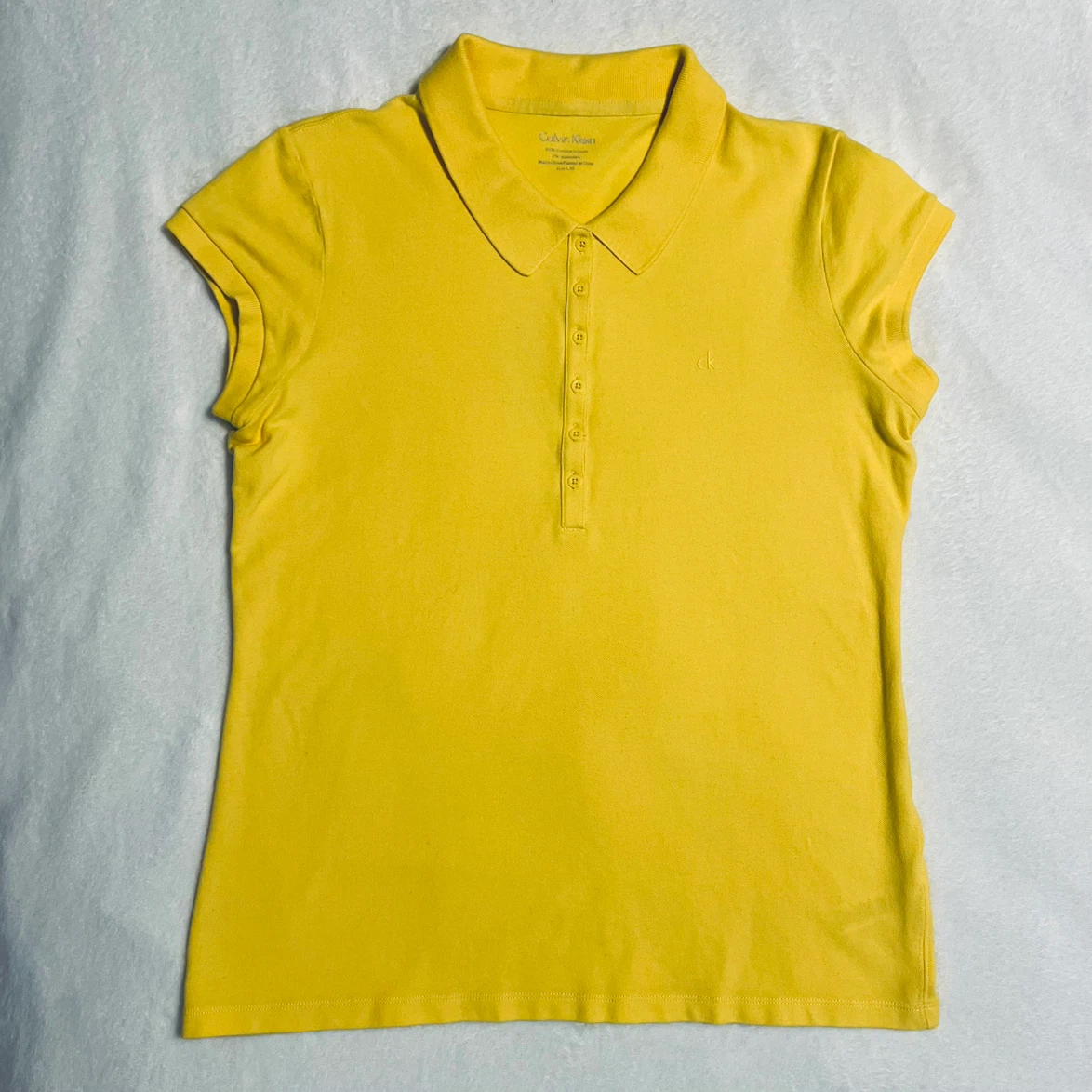 Calvin Klein Women Polo Shirt Size L
