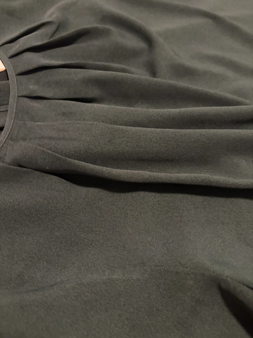 Dark Green Long-Sleeve Dress - photo 4