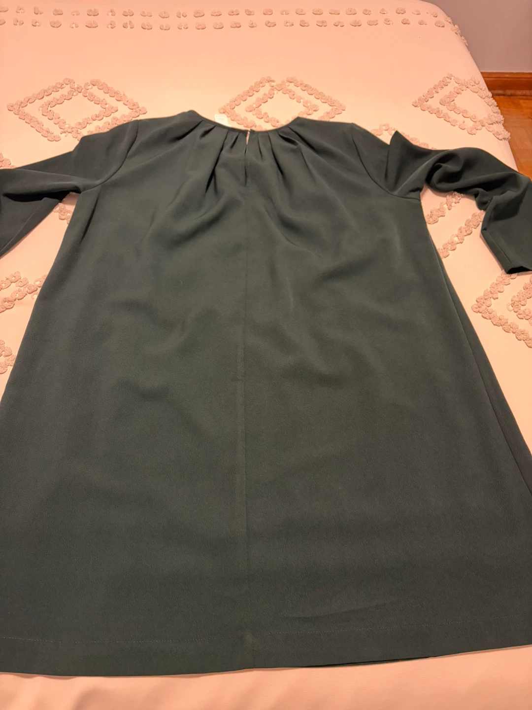 Dark Green Long-Sleeve Dress - photo 5