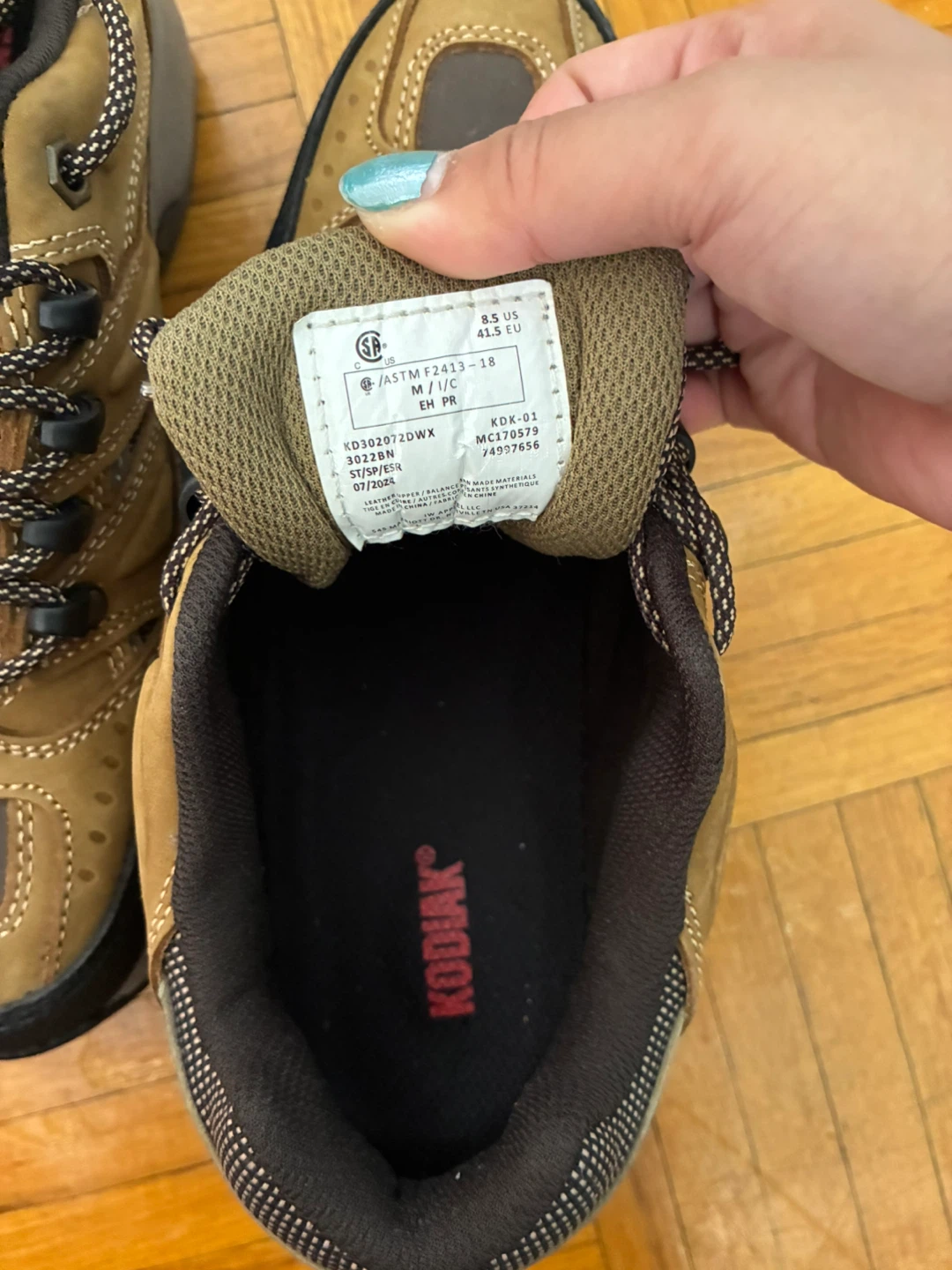 Kodiak Men's Hiking Boots Size 8.5 - photo 3