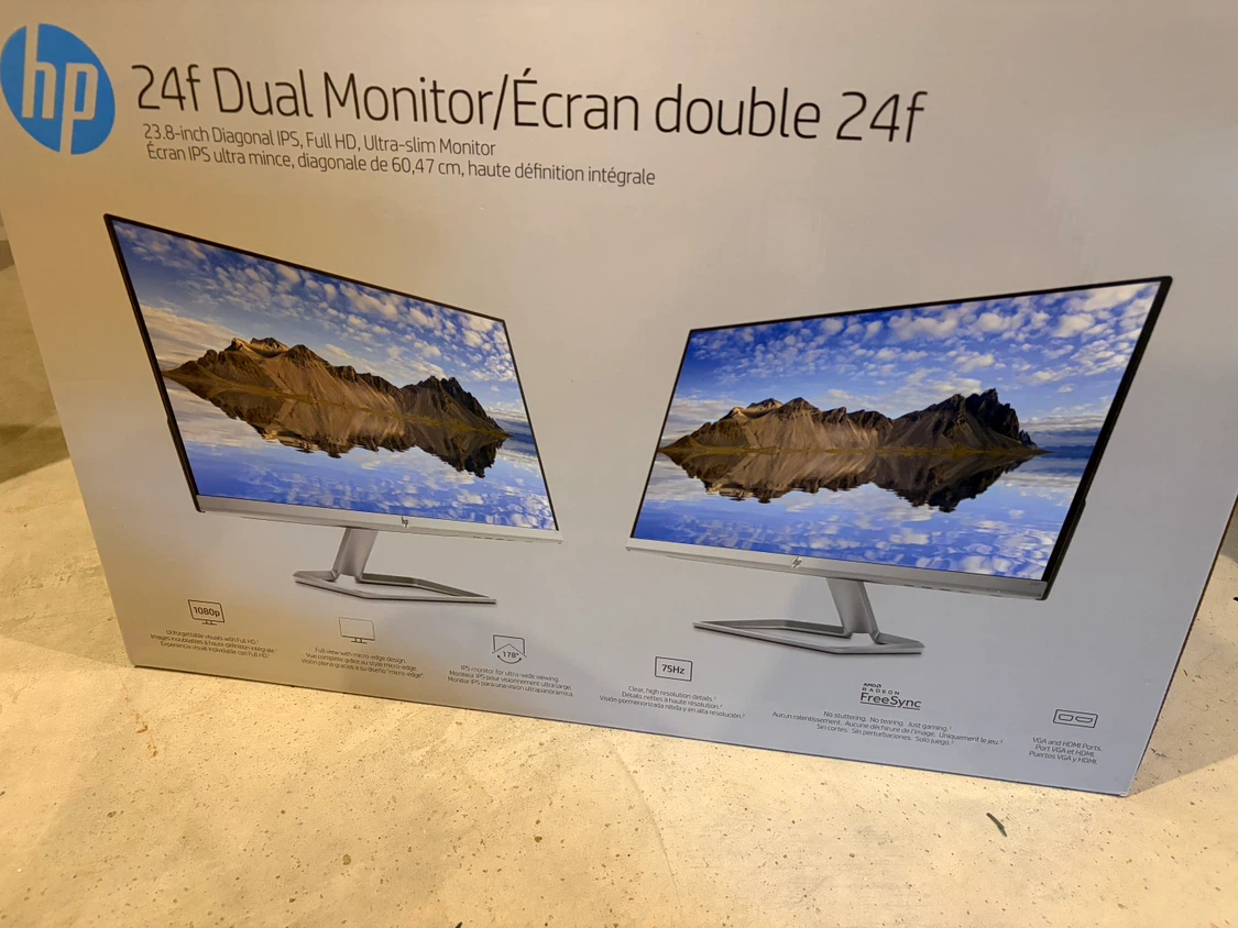 HP 24f Dual Monitor Full HD Ultra-Slim - photo 4