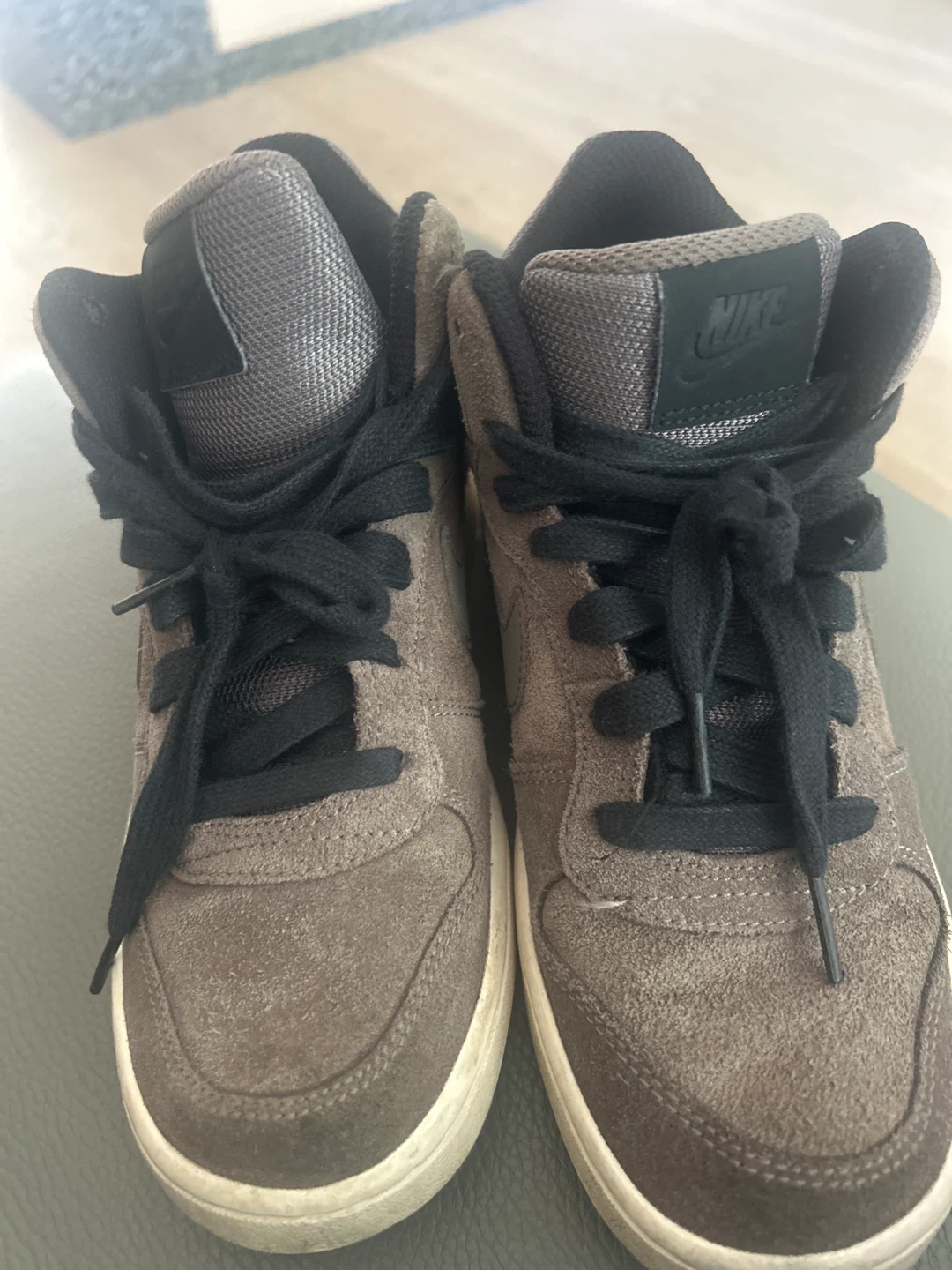 Nike Court Borough Mid Brown/Taupe High-Top Sneakers - photo 2