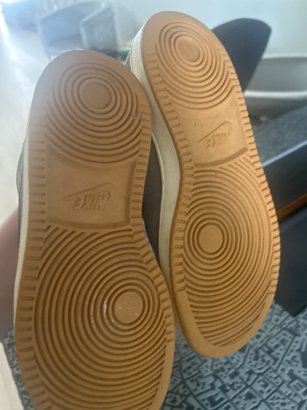 Nike Court Borough Mid Brown/Taupe High-Top Sneakers - photo 4