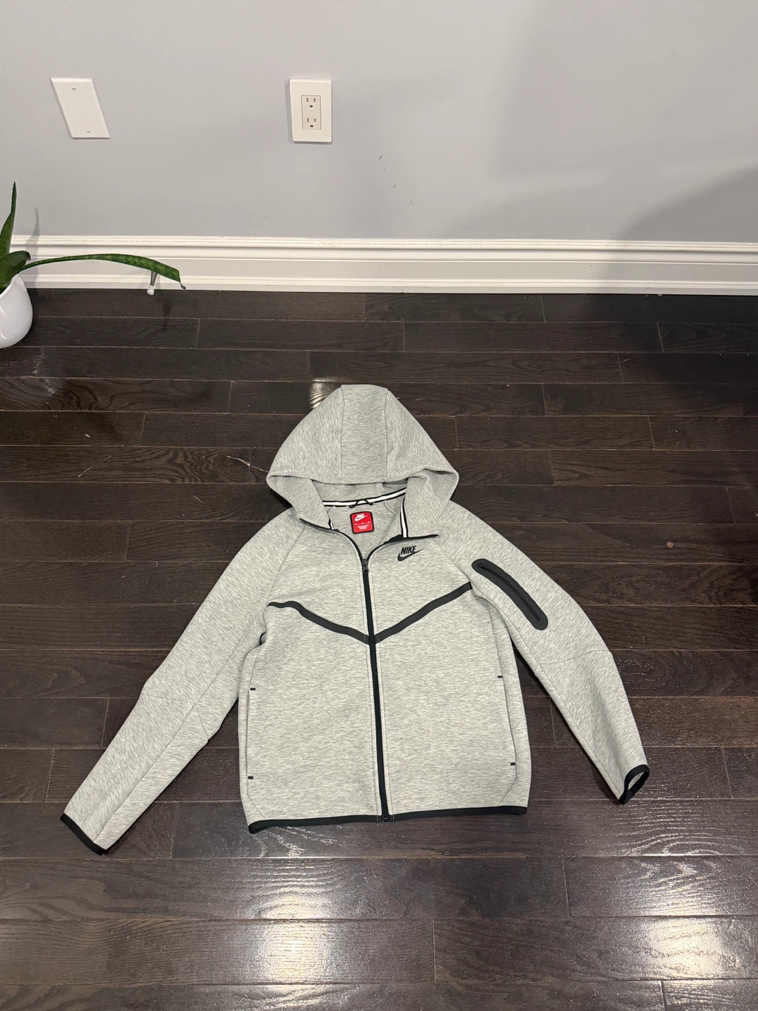 Nike Tech Fleece Full Zip Hoodie Grey XL