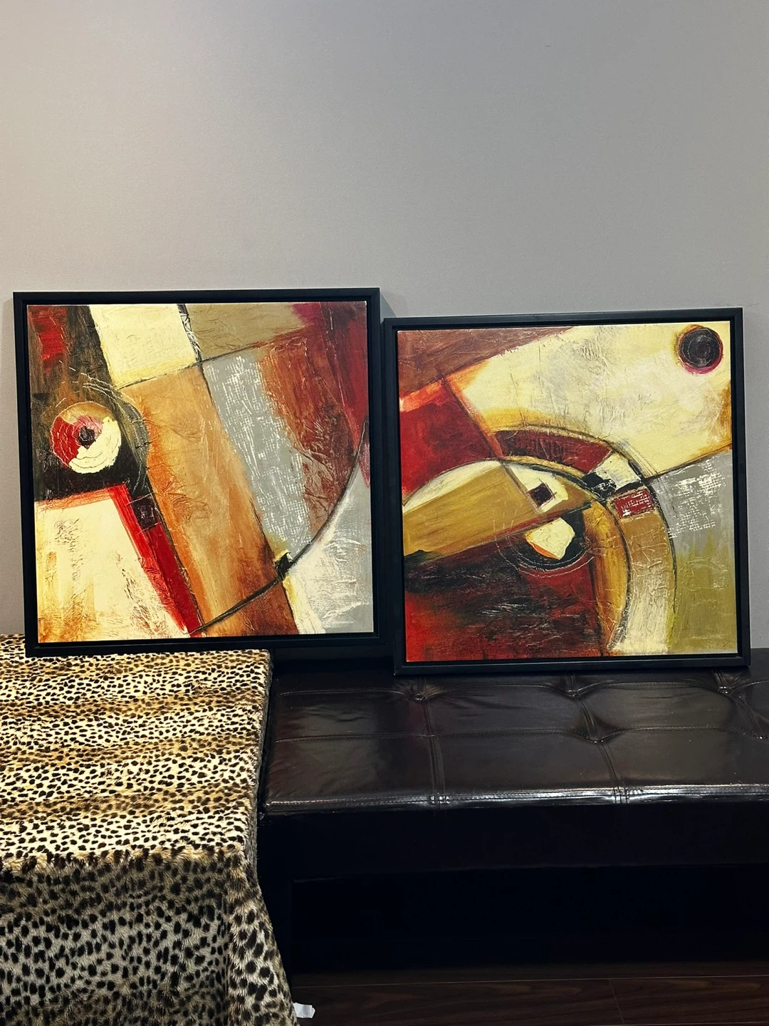 Set of 2 Ross Adam’s Wall Art Paintings - photo 2
