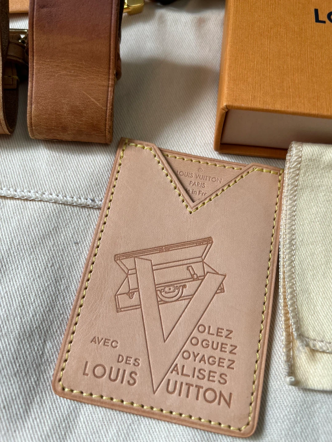 Lot of Louis Vuitton Card Holder, Strap, Etc. - photo 2