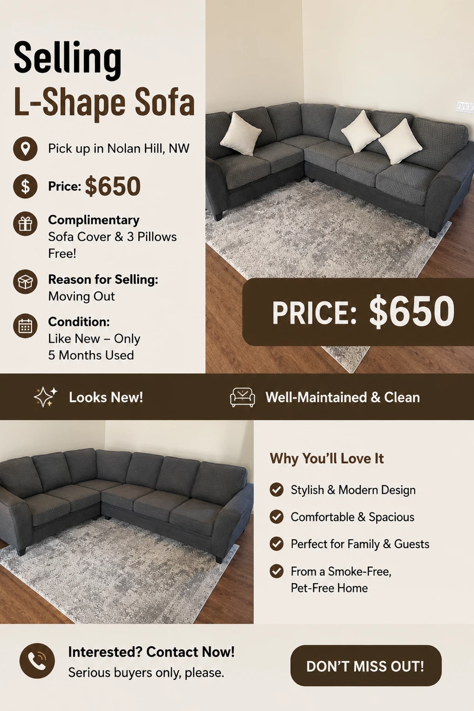 L-Shape Sofa
