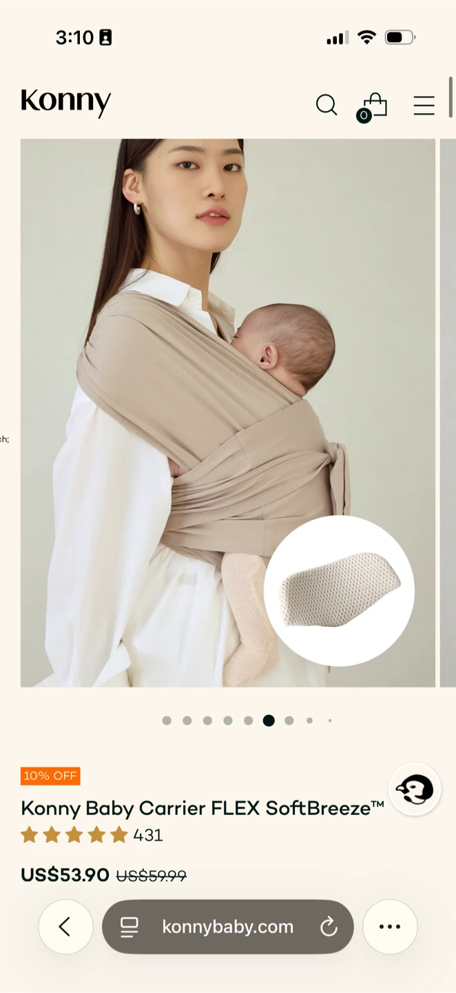 Konny Baby Carrier FLEX - photo 3