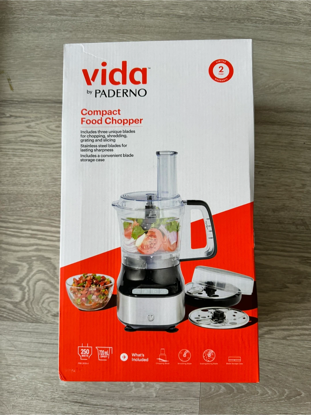 Vida by Paderno Compact Food Chopper