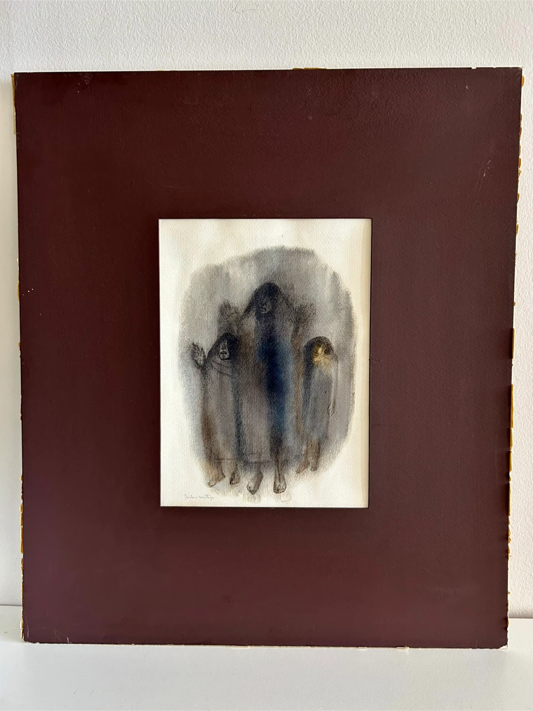 Collectible Art: 1960s Mexican Gustavo Montoya watercolor