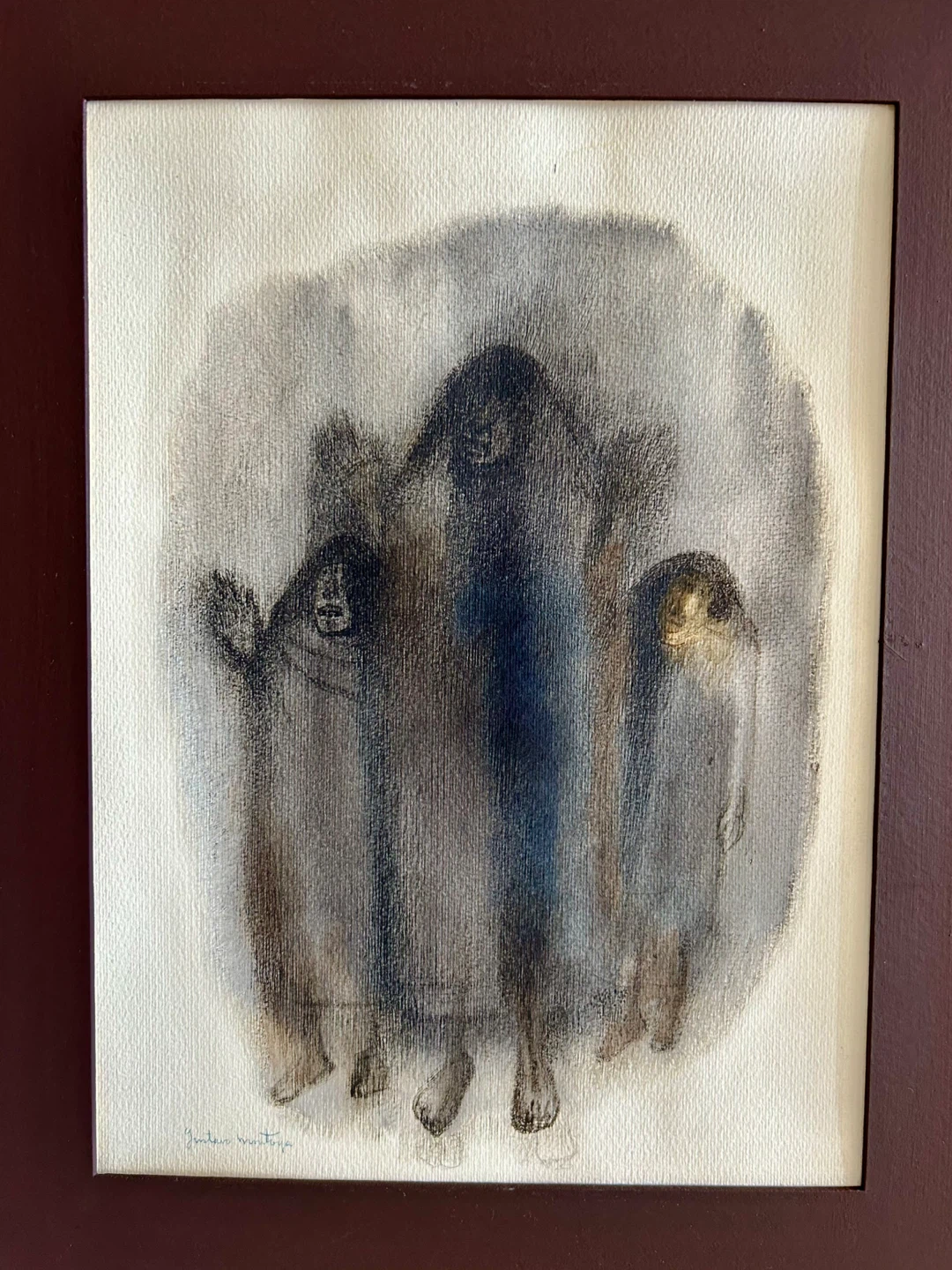 Collectible Art: 1960s Mexican Gustavo Montoya watercolor - photo 2