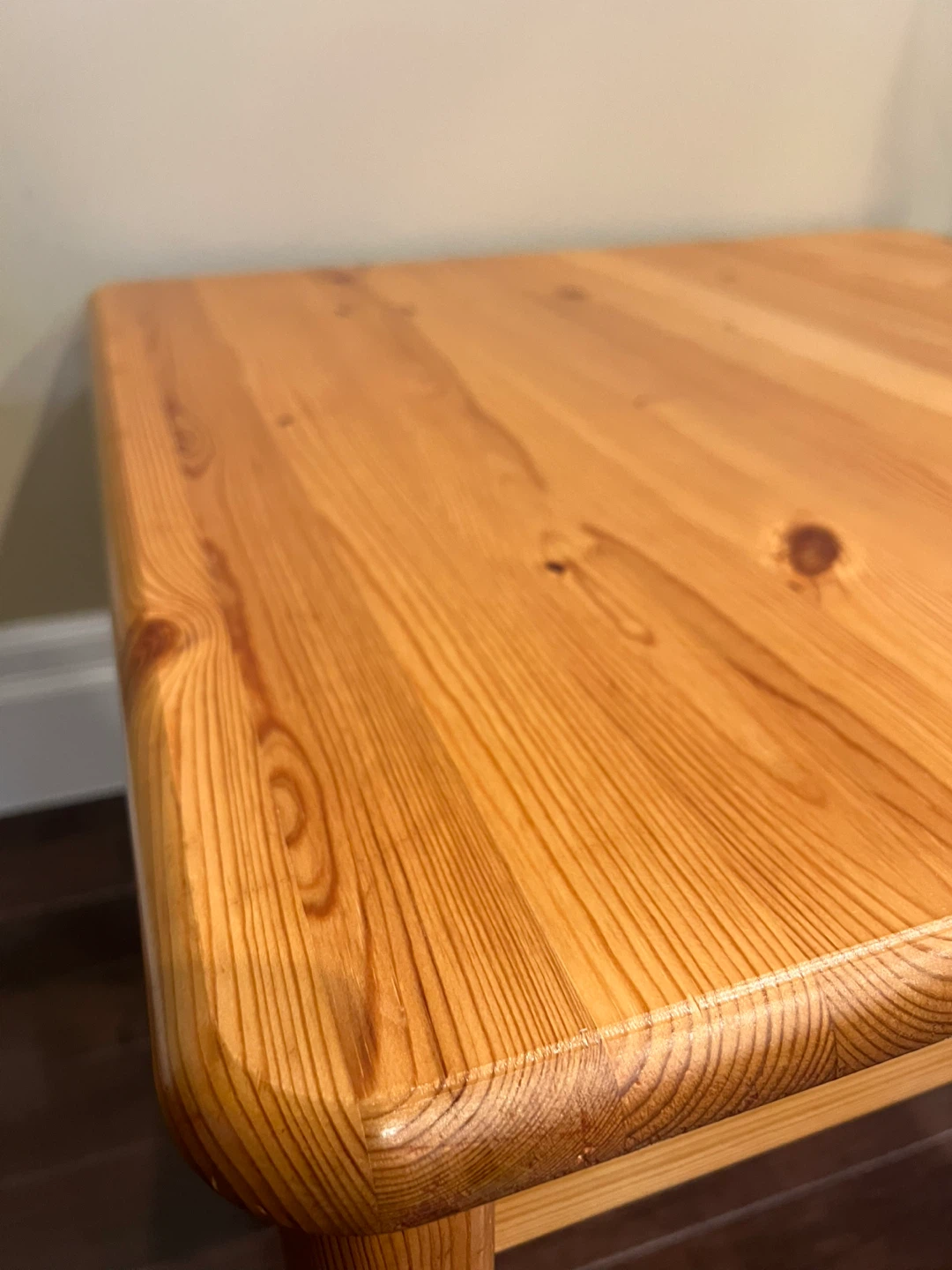Vintage Solid Pine Coffee Table– Mid Century/Farmhouse Style - photo 4