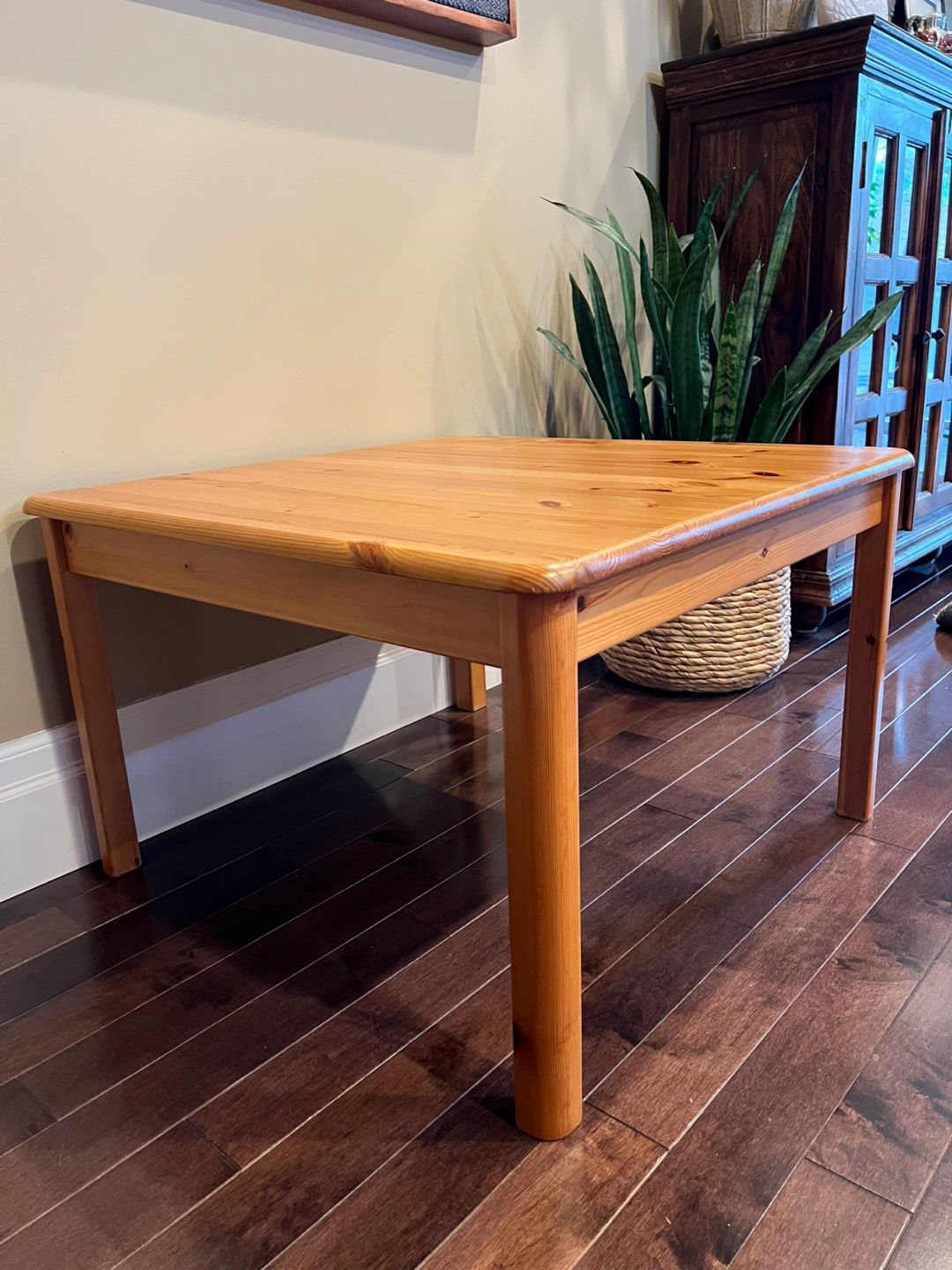 Vintage Solid Pine Coffee Table– Mid Century/Farmhouse Style - photo 5