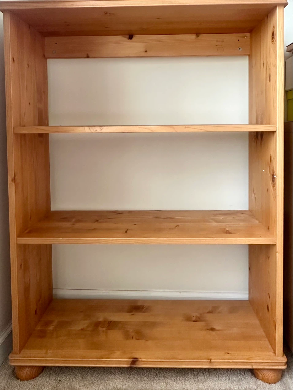 IKEA solid pine bookcase/ display case