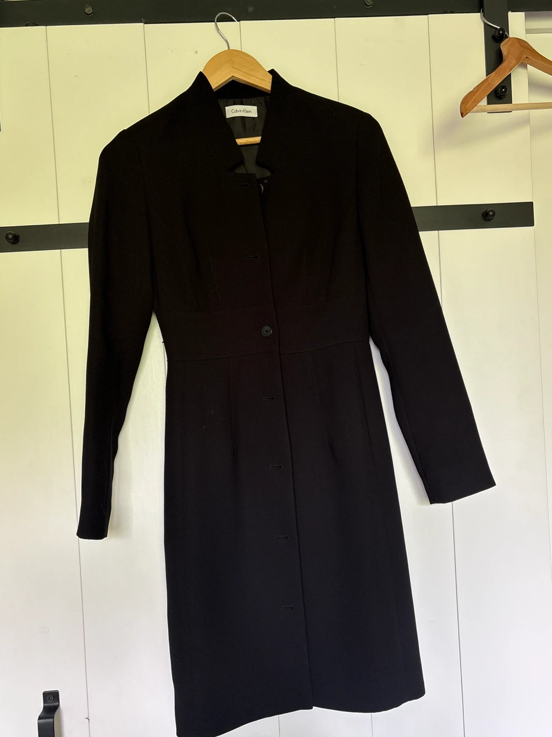 Calvin Klein Black Button-Front Dress - photo 3