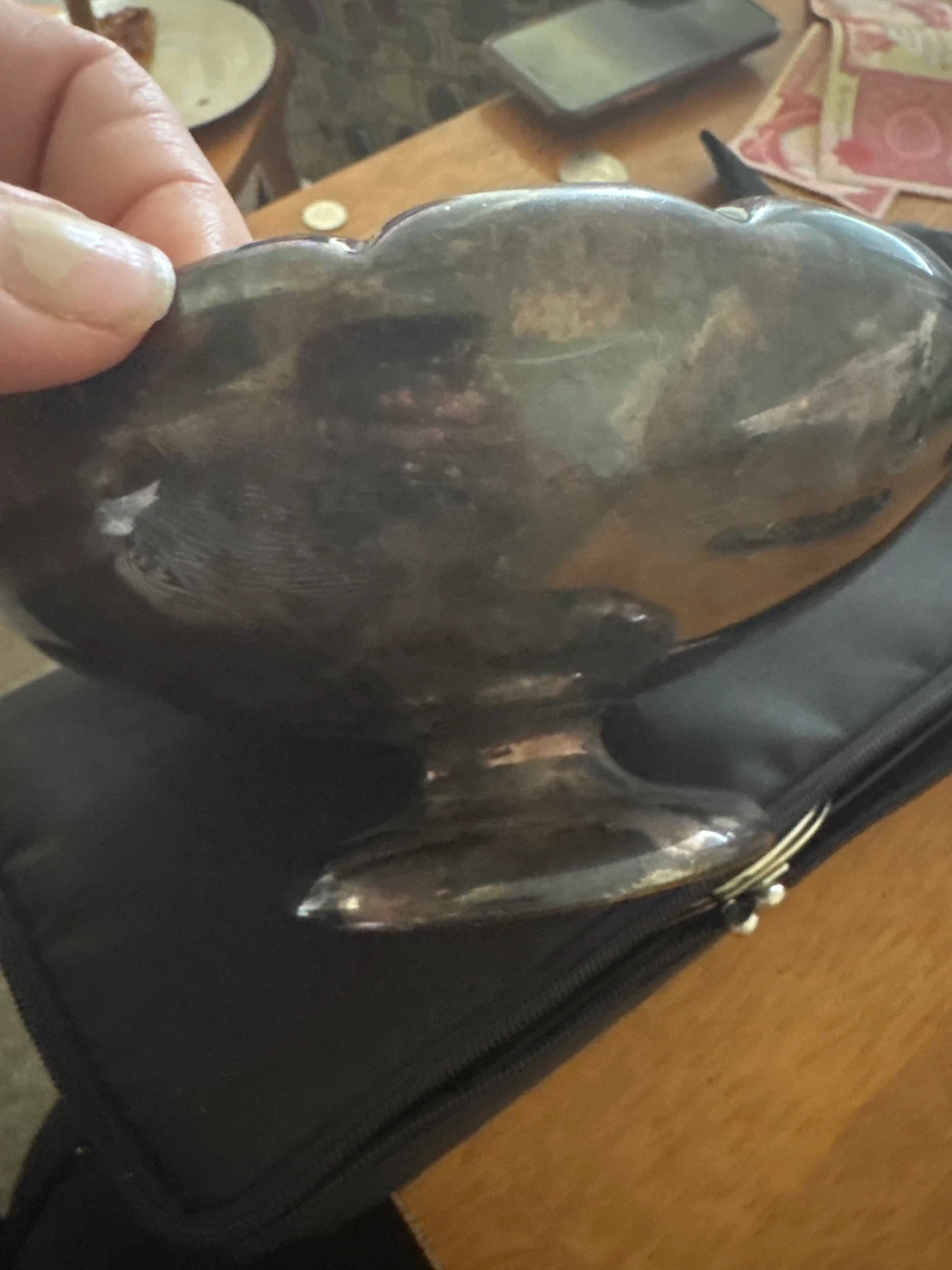 Ornate Silver Plated Footed Serving Dish with Lid - photo 3