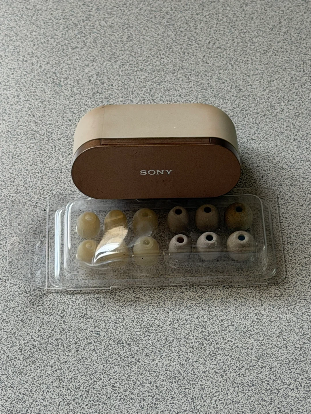 Sony Earbud Tips with Charging Case