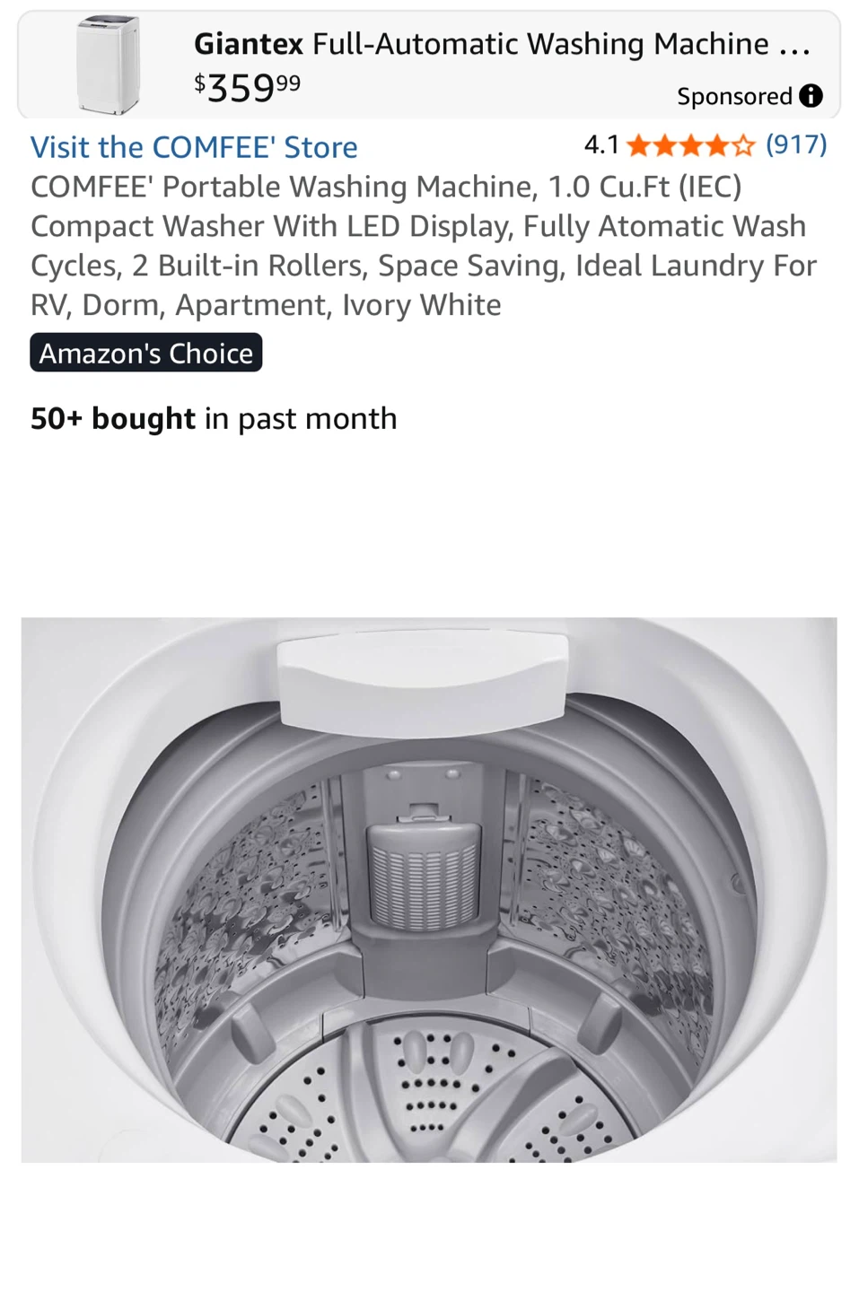 Brand New (Unopened) COMFEE Portable Washing Machine - photo 2