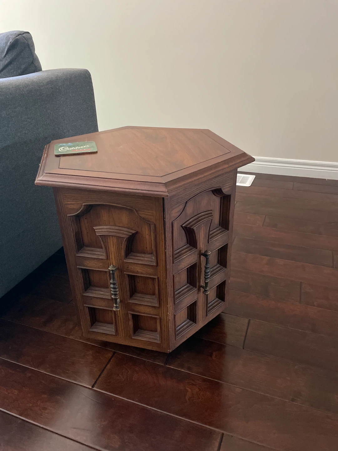Vintage Wooden End Table