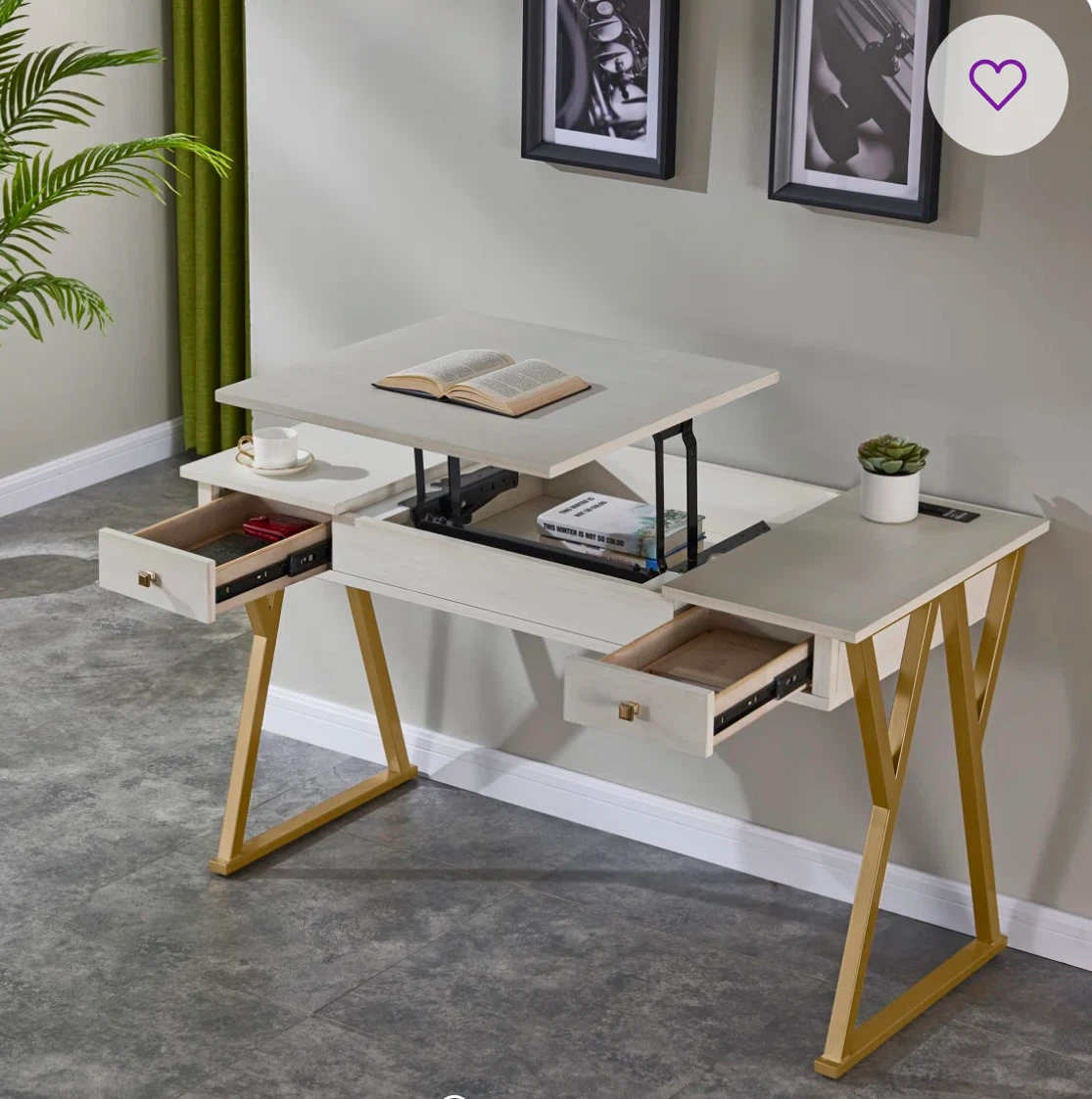 Sit Stand Desk (with power outlet)