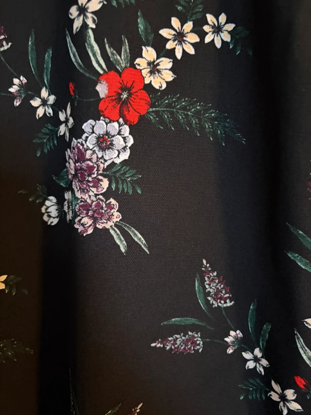 H&M Floral Dress - Black - photo 3