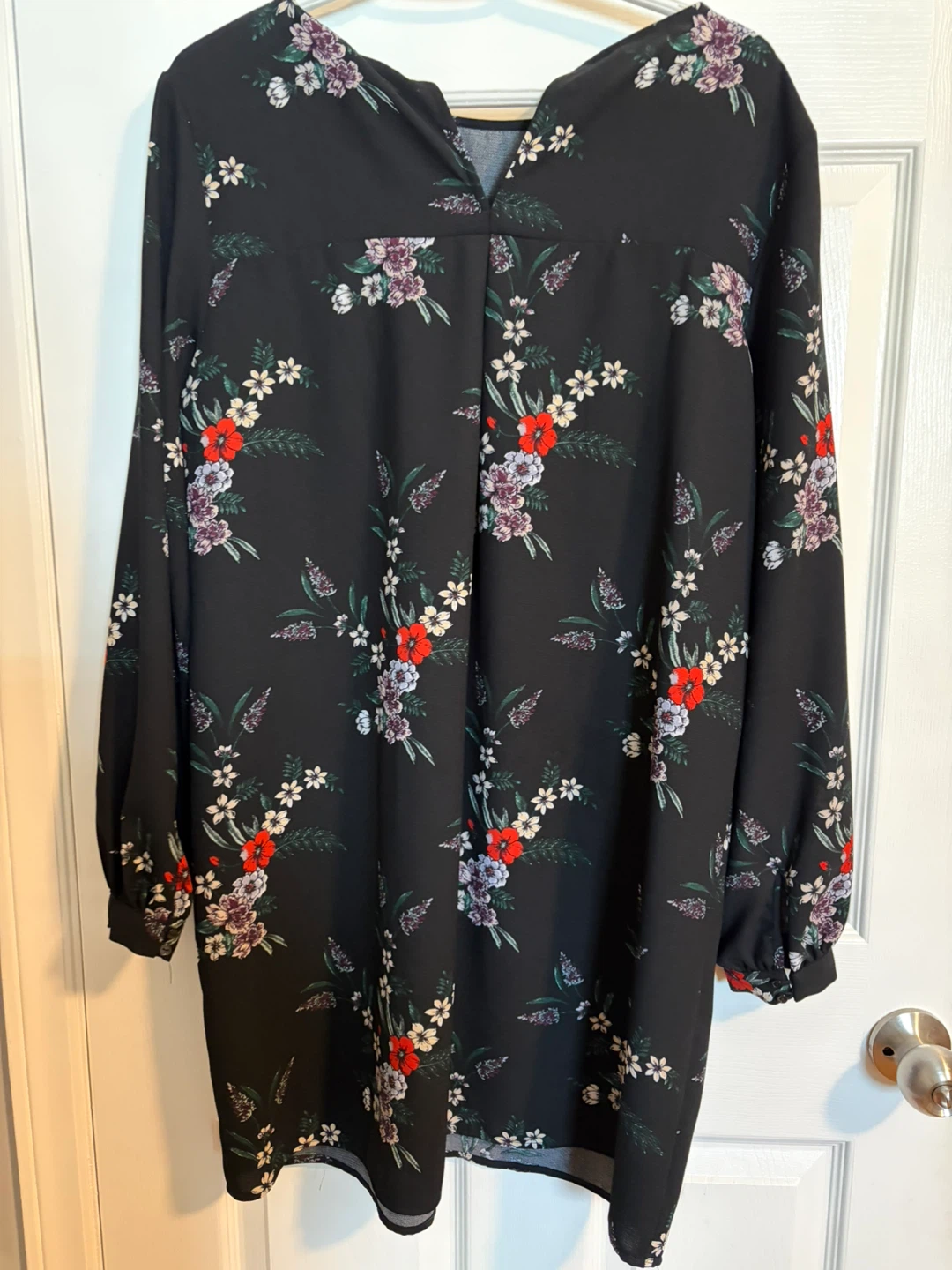 H&M Floral Dress - Black - photo 4