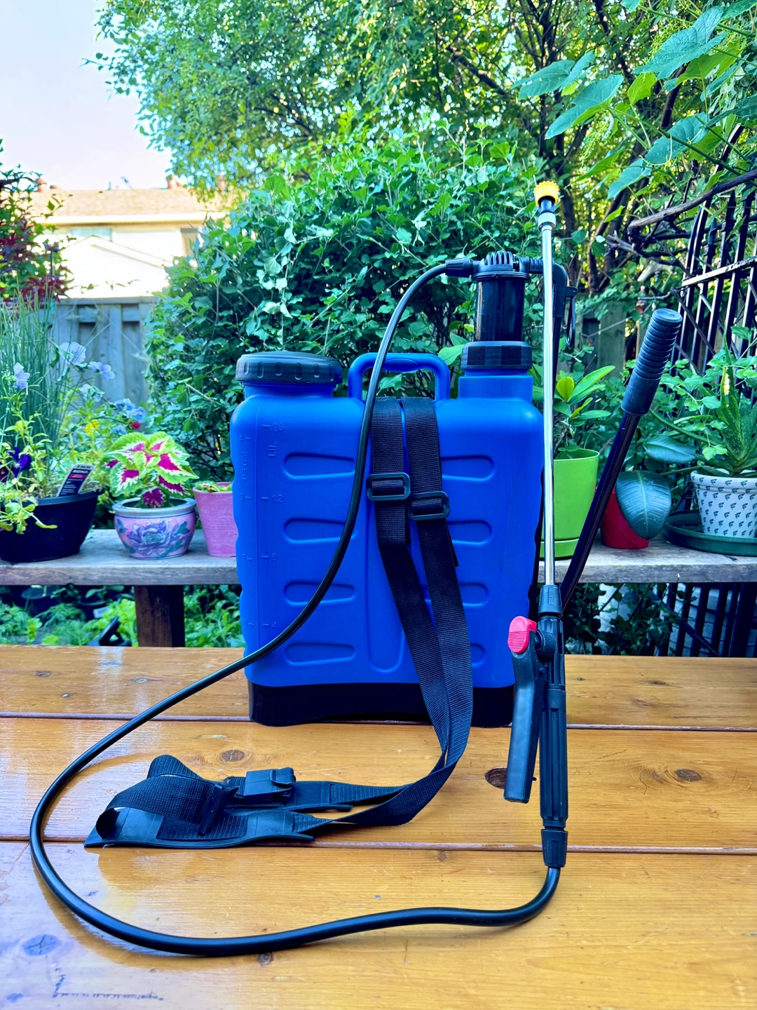 Manual Backpack Pressure Sprayer - 16 Liters (Approx. 4 Gallon)