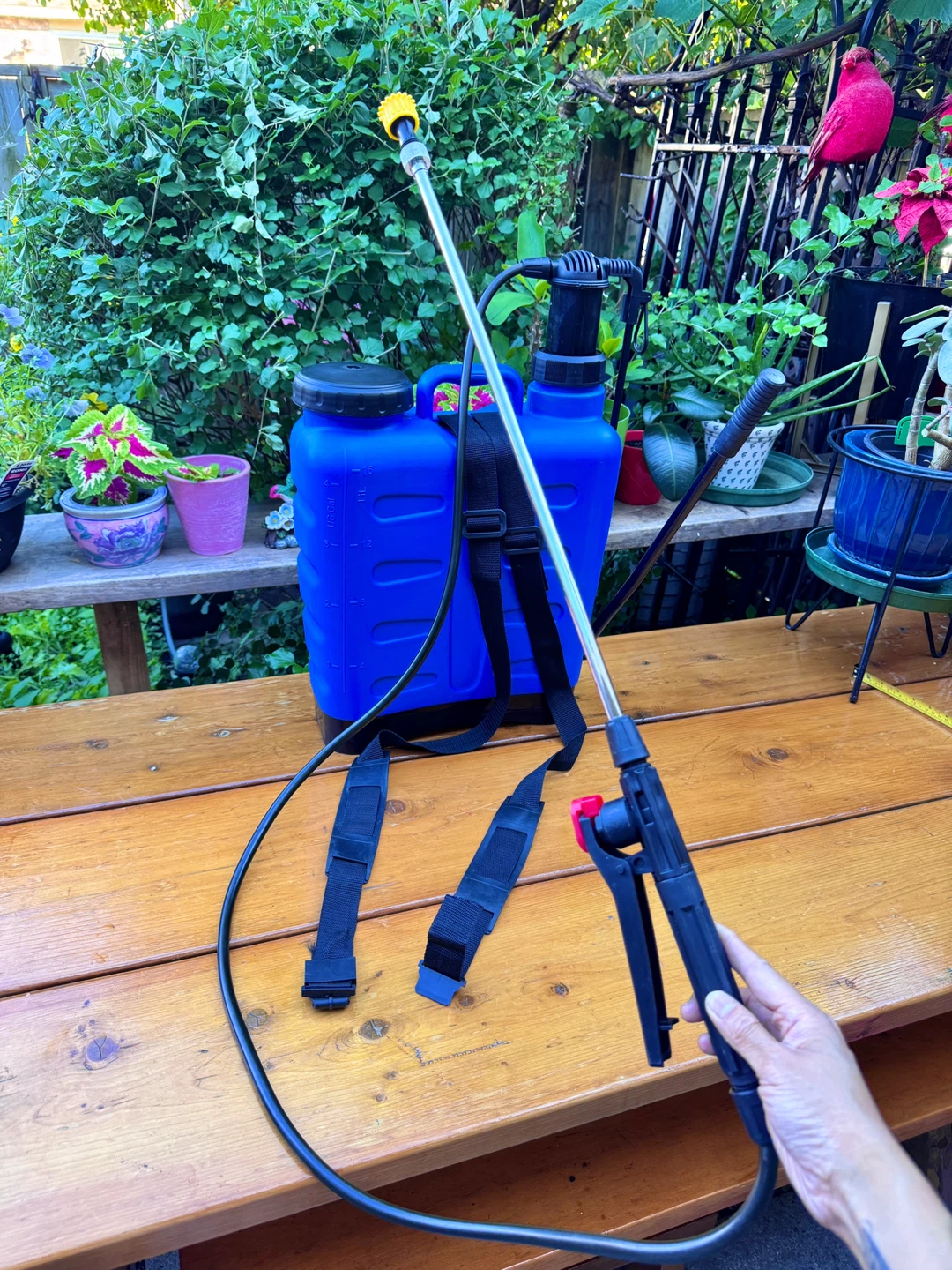 Manual Backpack Pressure Sprayer - 16 Liters (Approx. 4 Gallon) - photo 2