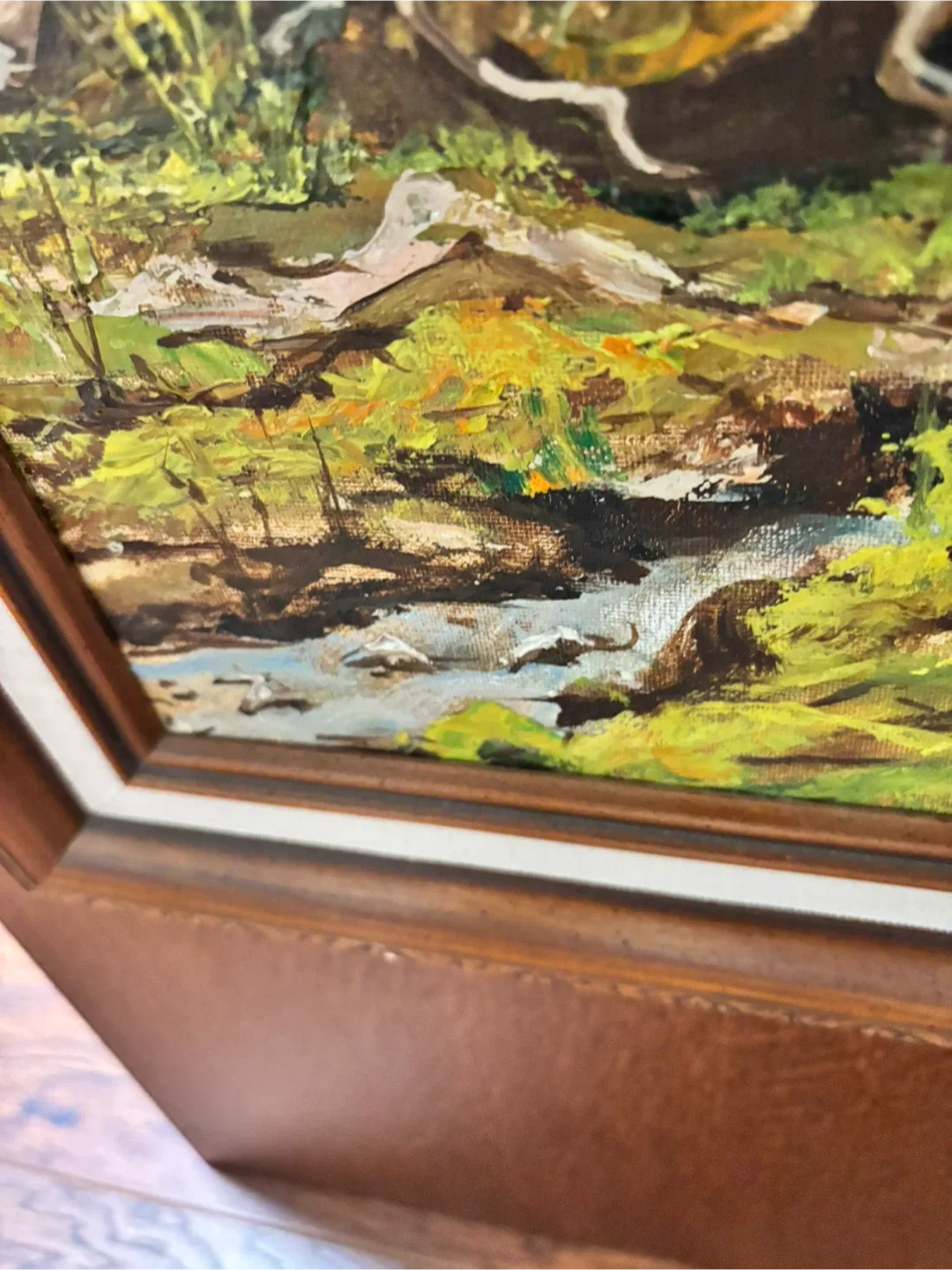 Framed Forest Landscape Painting - photo 4