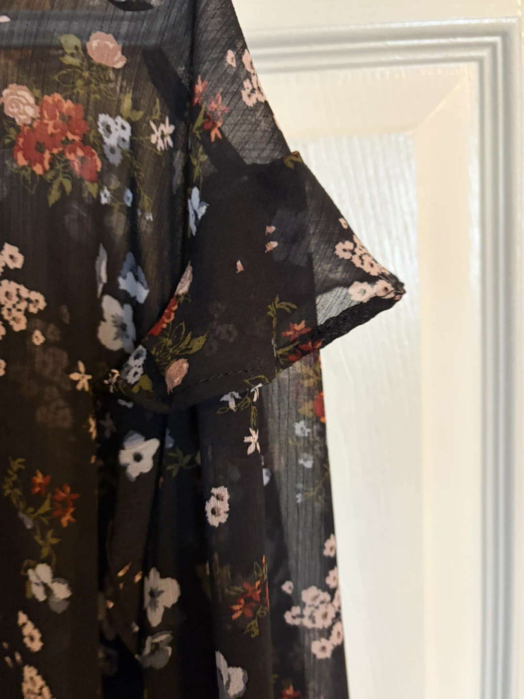 Women's Floral Print Chiffon Blouse - photo 4