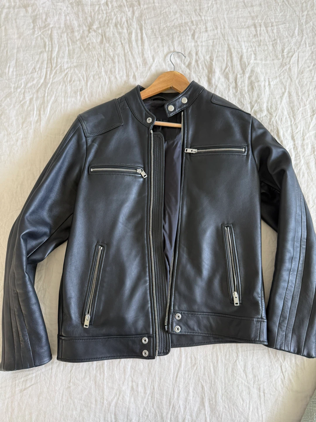 NEW Diesel Leather Biker Jacket