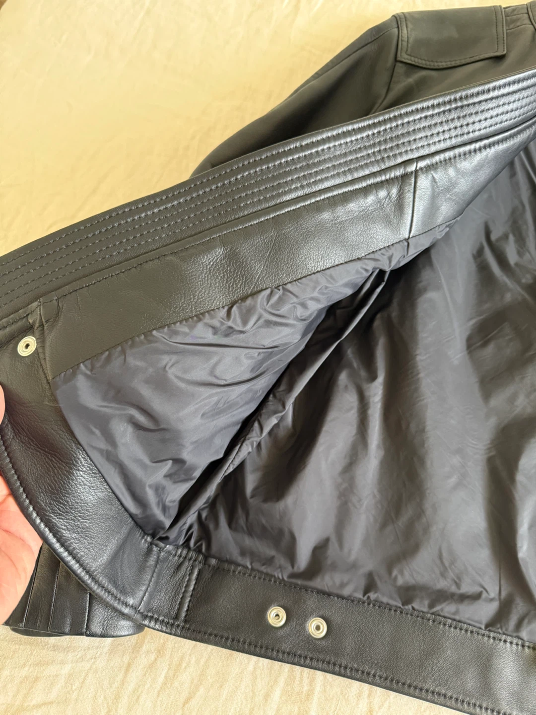 NEW Diesel Leather Biker Jacket - photo 3