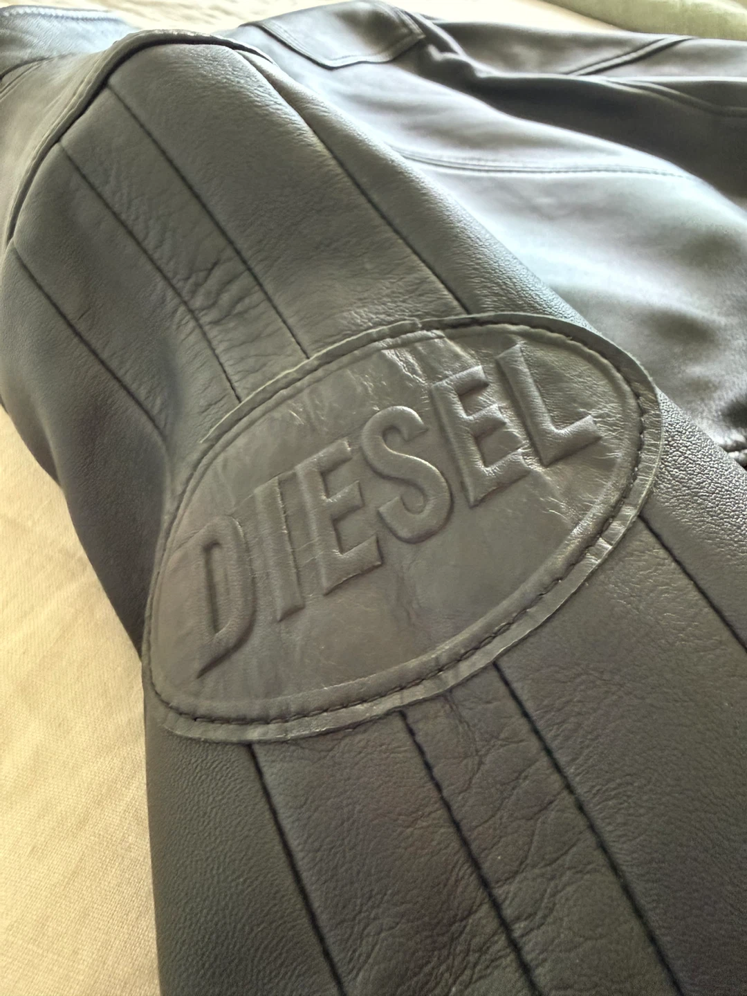 NEW Diesel Leather Biker Jacket - photo 4