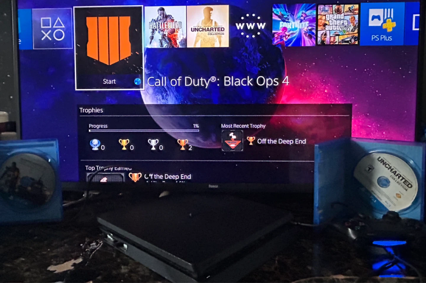 Ps4 slim 500gb Bundle with 2 disc games - photo 5
