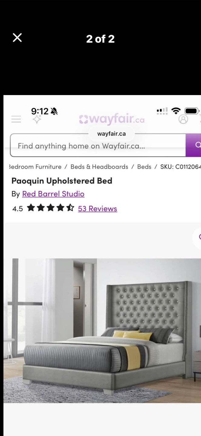 Paoquin Upholstered Bed - Red Barrel Studio - photo 2