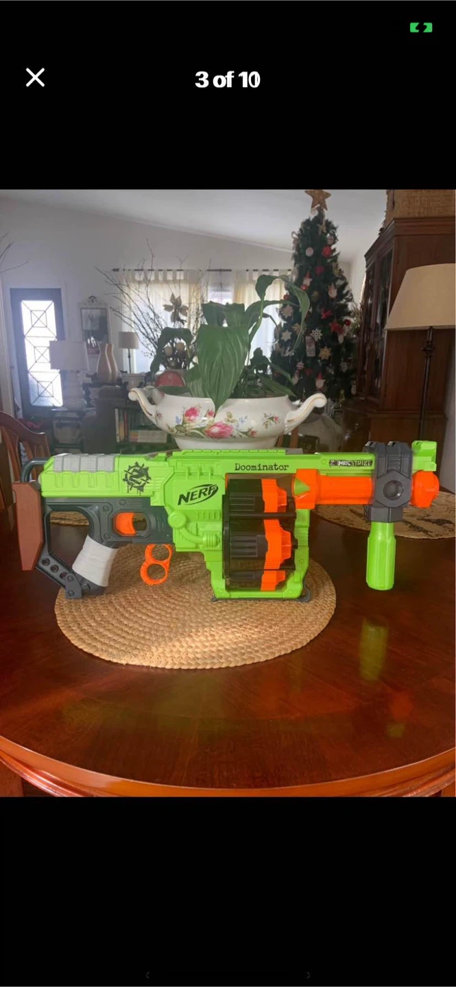Nerf Zombie Strike Doominator Blaster Toy - photo 3