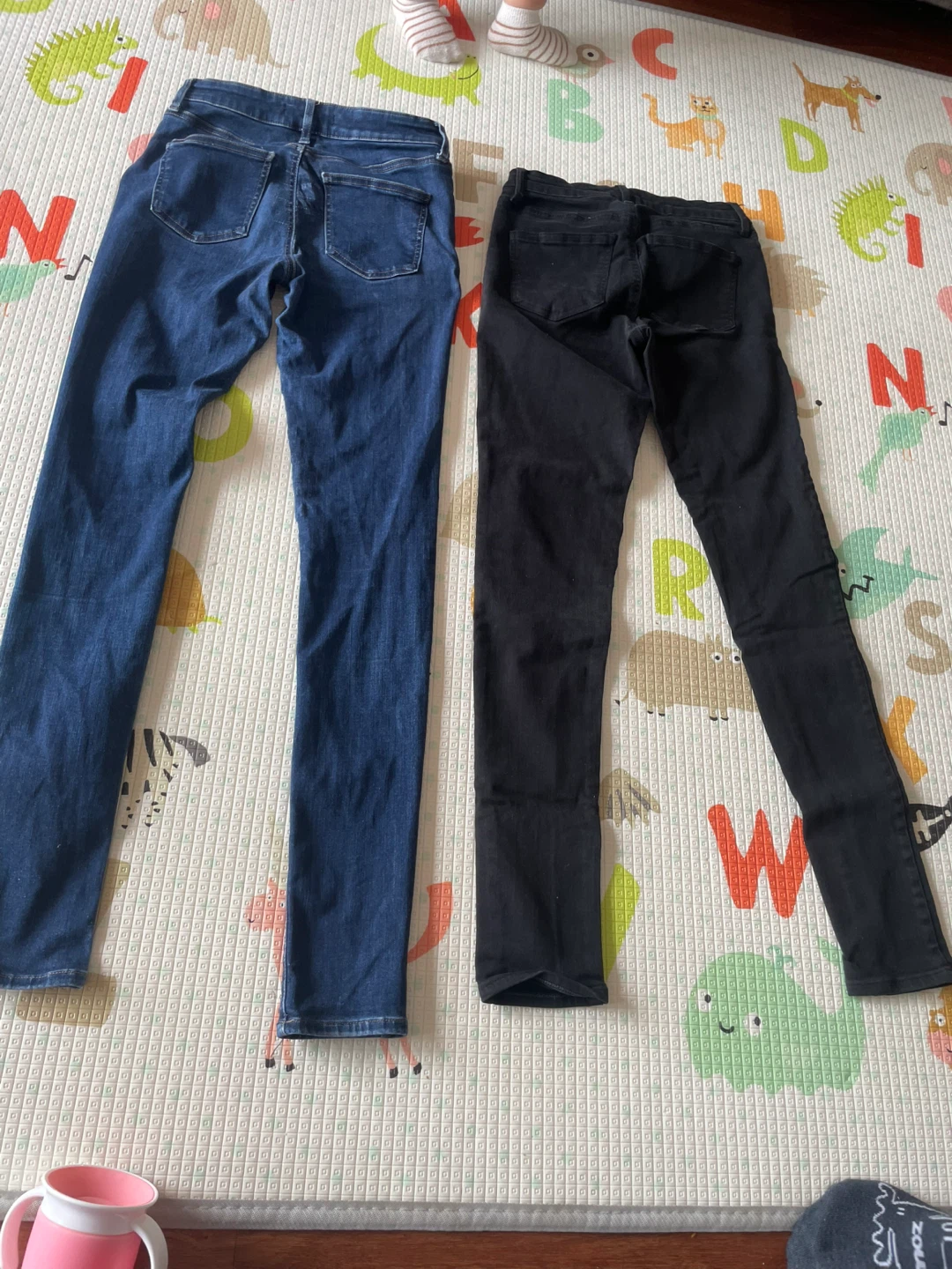 UNIQLO Women's Jeans - Blue & Black - photo 2