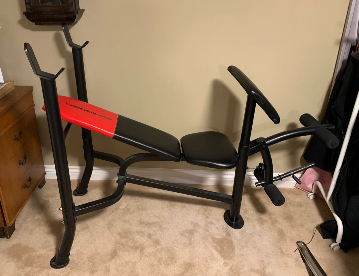 Weiderpro Weight Bench w/4 10lb and 1 35lb Weight - photo 4