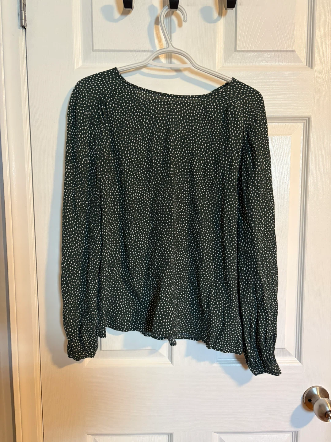 H&M Polka Dot Blouse - Size CA 10