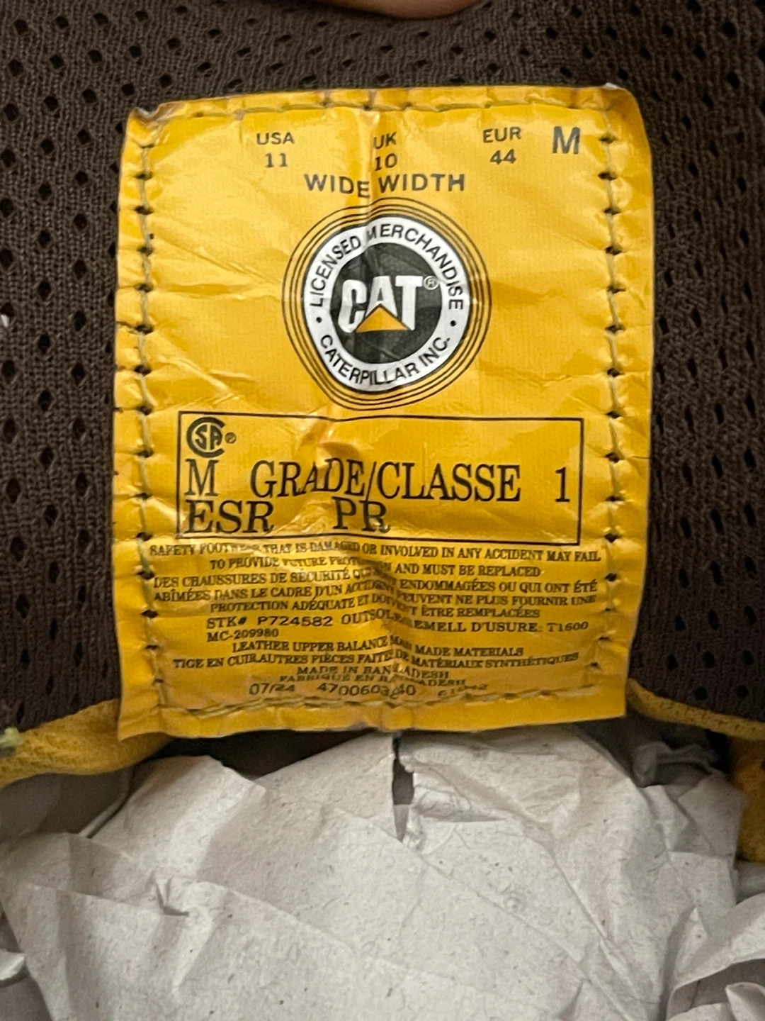 Caterpillar Work Boots - Size 11 Wide - photo 2