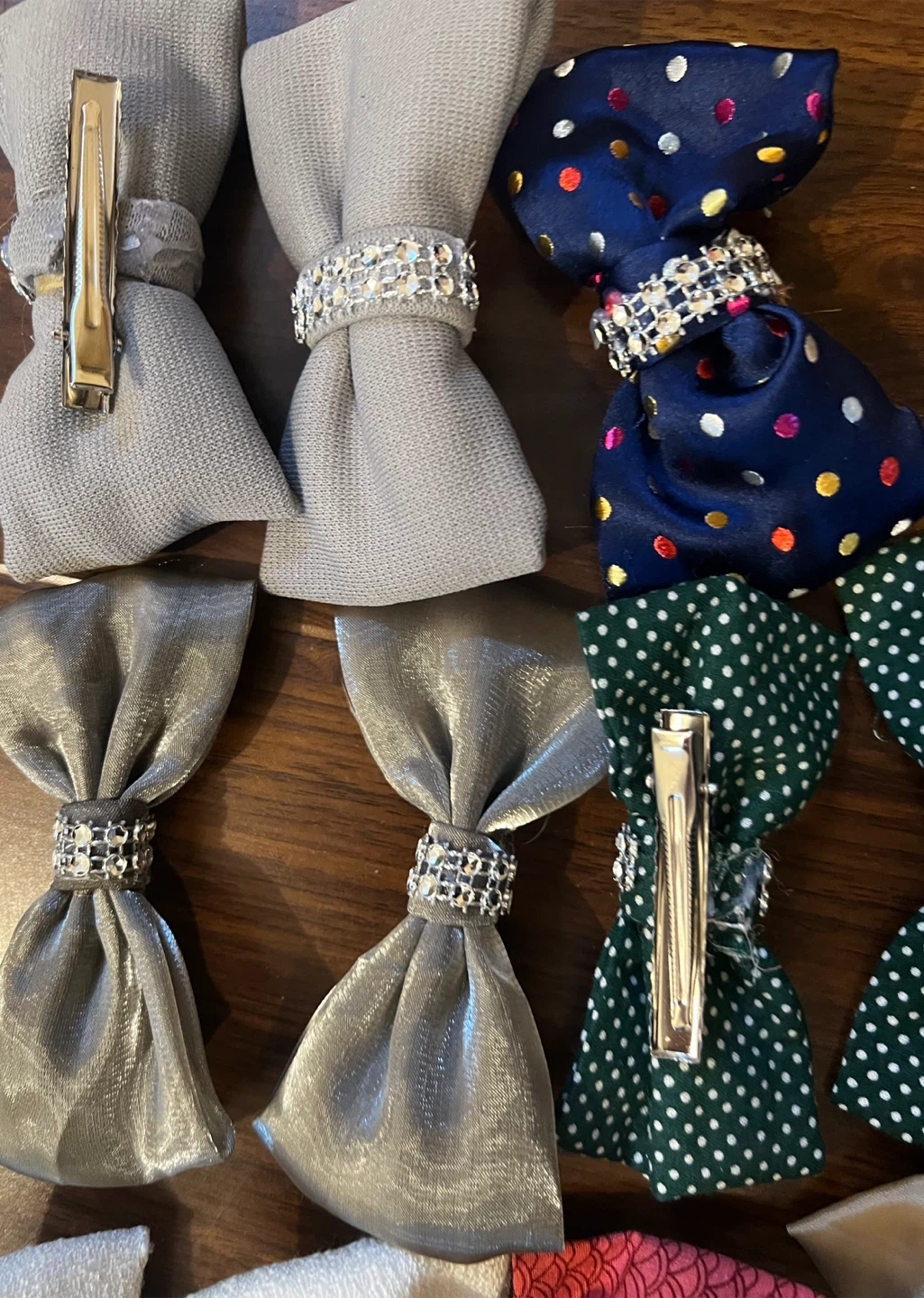Handmade Hair Bow Clips for Kids - photo 3