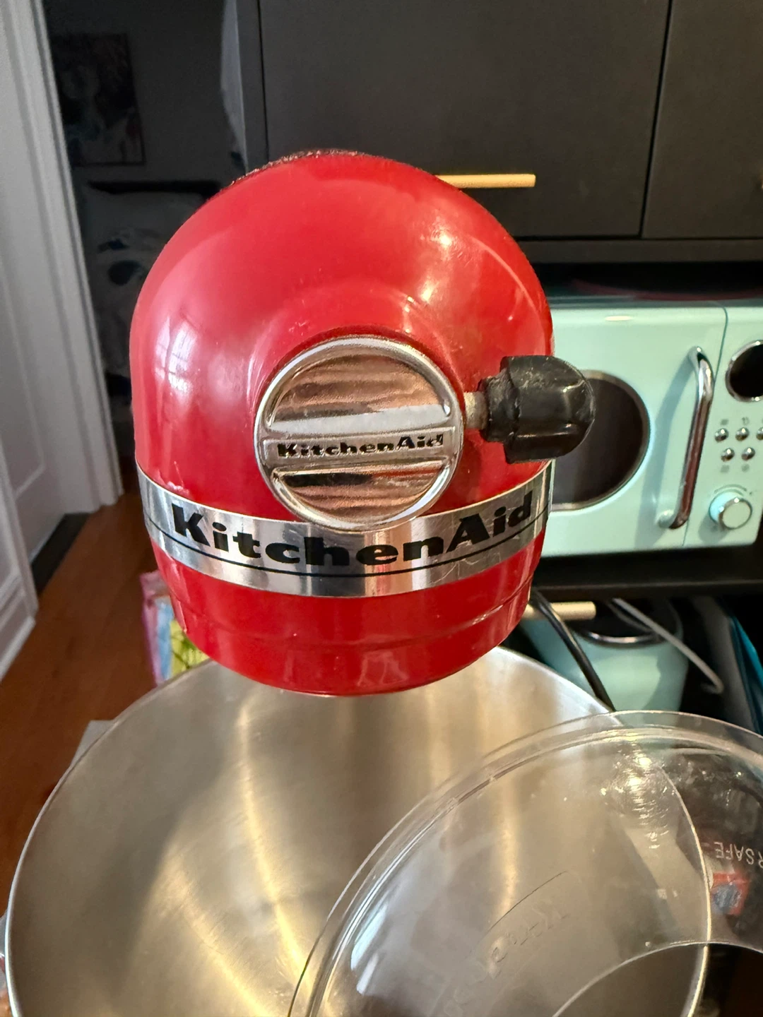 KitchenAid red deluxe mixer 6qt - photo 5