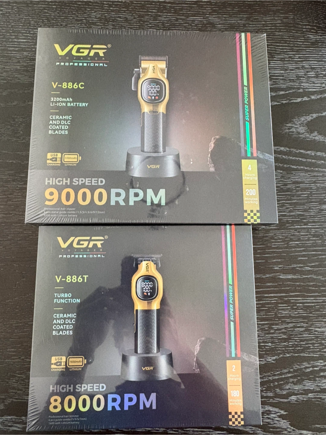 VGR Voyager Professional hair trimmer & clipper set