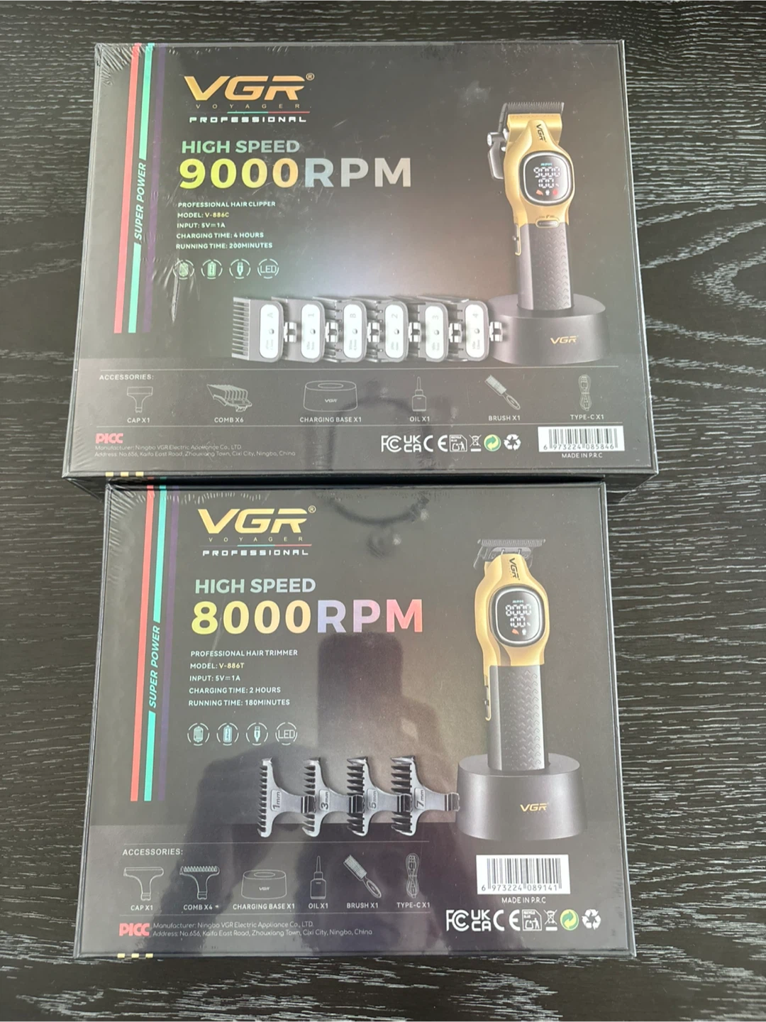 VGR Voyager Professional hair trimmer & clipper set - photo 2