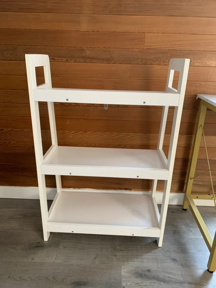 (Must go)White 3-Tier Ladder Shelf - photo 5