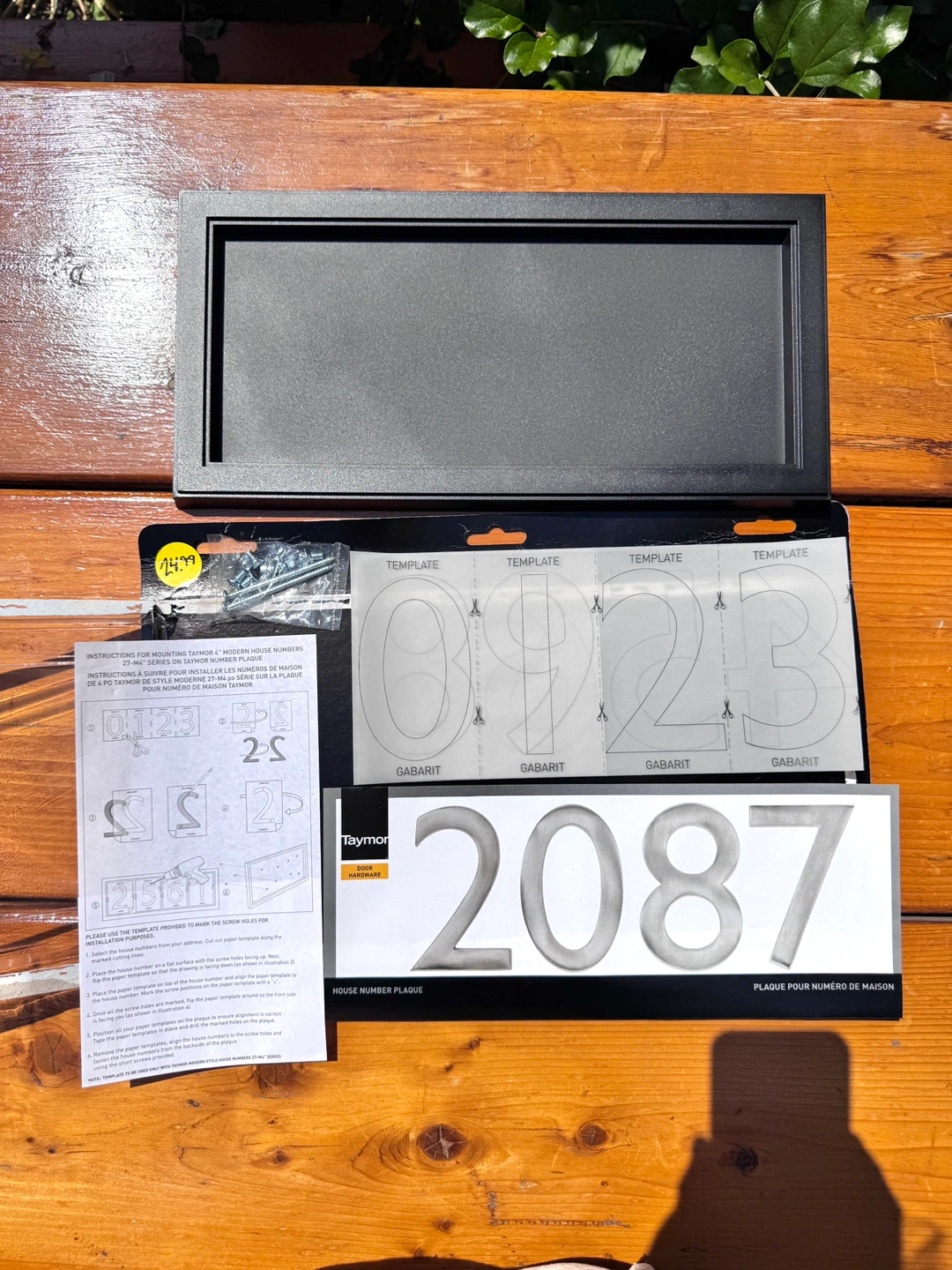 Taymor House Number Plaque - photo 4